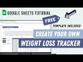 Weight Loss Tracker Template - FREE Spreadsheet