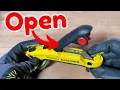 How to Open the STANLEY FATMAX Retractable Utility Knife