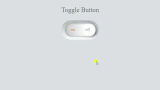How to Create Toggle Button Using HTML and CSS Toggle Switch Design Tutorial