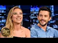 Download Lagu Scarlett Johansson and Jonathan Bailey Talk Slutty Glasses, Who Would Survive Jurassic World Rebirth