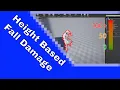 Unreal Engine 4 Height Proportional Fall Damage System Tutorial