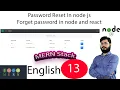 How to reset password in node in english Forgot password in node and react Password Reset Emails