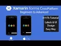 Xamarin Forms Labels and UI Design Tutorial 15