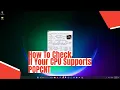 How To Check If Your CPU Supports POPCNT