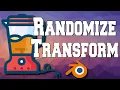 Create Variation with Randomize Transform Tool - Blender