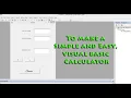 Visual Basic tutorial in hindi Visual Basic 6 0 calculator visual basic for beginners