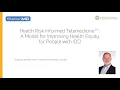 What is Health Risk Informed Telemedicine HRIT