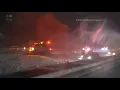 Extreme Blizzard Conditions On Interstate 80 Patterson NJ