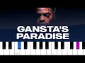 Download Lagu Coolio - Gangsta’s Paradise (piano tutorial)