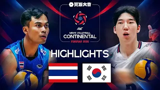 Thailand 🇹🇭 vs. Korea 🇰🇷 - Highlights | AVC Men's Continental Championships 2026 | Pool Phase
