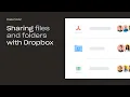 How to share files and folders with Dropbox Dropbox Tutorials Dropbox