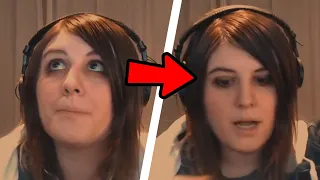 So is why her eyes move around all the time