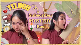 TELUGU 🇮🇳 Subscriber MYSTERY BOX 🪩🥹*made me cry* ❤️‍🩹 ThatQuirkyMiss