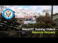 Monroe County Emergency Management WebEOC Resource Request