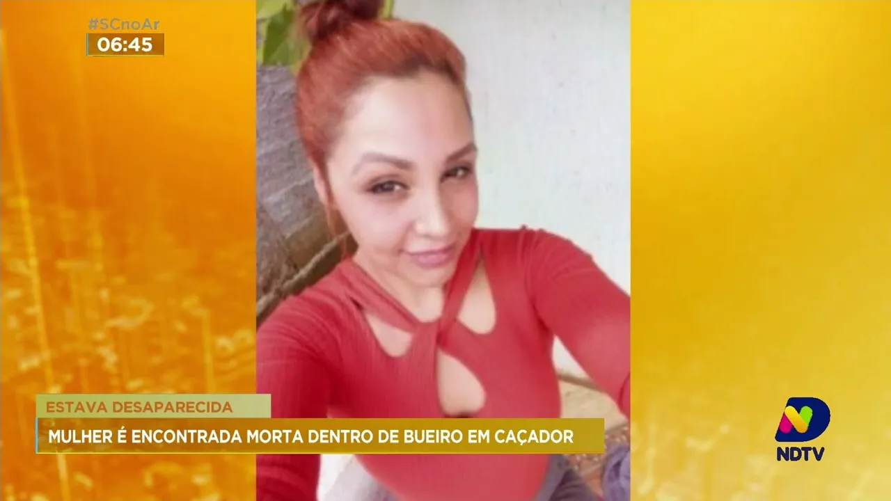 Mulher de 31 anos é encontrada morta dentro de bueiro na cidade de Caçador e com sinais de violência