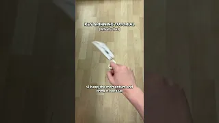 Key spinning tutorial