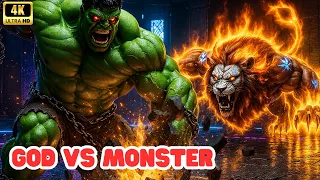 hulk vs narasimha avatar of vishnu epic battle cinematic 4k