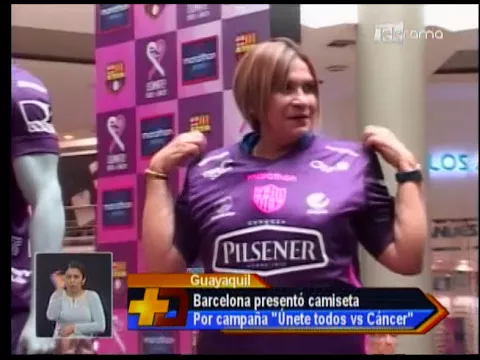 Barcelona presentó camiseta por campaña Únete todos vs Cáncer
