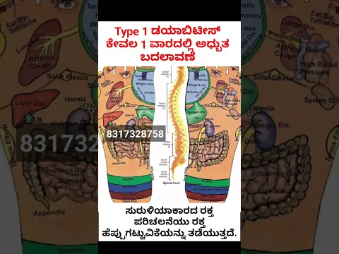 Type 1 ಡಯಾಬಿಟೀಸ್ಕೇವಲ 1 ವಾರದಲ್ಲಿ ಅಧ್ಬುತ ಬದಲಾವಣೆ #familyjogger #kannada