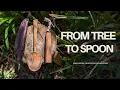 Download Lagu One Slip And It's Ruined - Cooking Spoon Carved With Axe And Knife