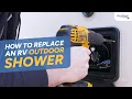 How to Replace an RV Outdoor Shower with RecPro - Easy 5 minute DIY
