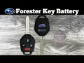 2014 - 2021 Subaru Forester Key Fob Battery Replacement