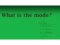 How to Find the Mode of a Stem and Leaf Plot