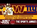 Commanders Defeat The Giants | Sports Junkies