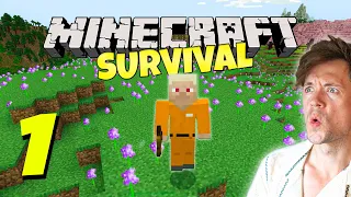 a new start minecraft survival lets play part 1 on pc 1 21 