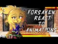 Download Lagu ☆ ; ` FORSAKEN REACTS TO ANIMATIONS || Gacha || Part 25 💛 ; ROBLOX ♡ || + PARTYNOOB 🎉
