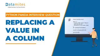 Replacing a value in a Column Python Panda Tutorial