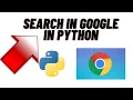 How to Search in Google using python