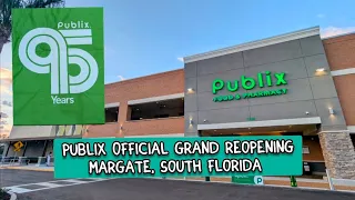 Publix Grand reopening with mezzanine drive-thru pharmacy Margate S Florida 25