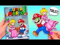 Paper Mario DIY Rescue PEACH PRINCESS in the Toilet Zone Game Book