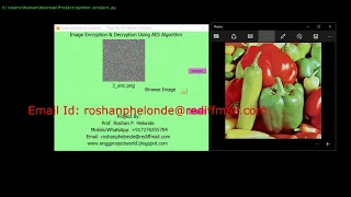 Image Encryption and Decryption Using AES Algorithm Python Source Code AES Image Encryption