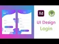 Login and Register design XD to Android Studio XML Animation Transition