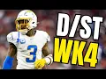 Top 3 Streamers MUST Start Week 4 Rankings and Tiers List