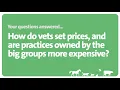 How do vets set prices IVC Evidensia