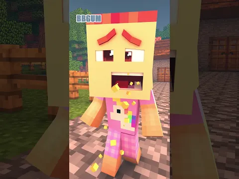 baby alex and steve vs donut #minecraftanimation #shorts