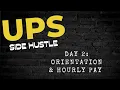 UPS Package Handler Orientation and Hourly Pay