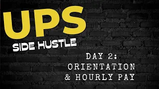 UPS Package Handler Orientation and Hourly Pay