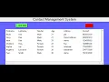CONTACT MANAGEMENT SYSTEM IN PYTHON WITH SOURCE CODE