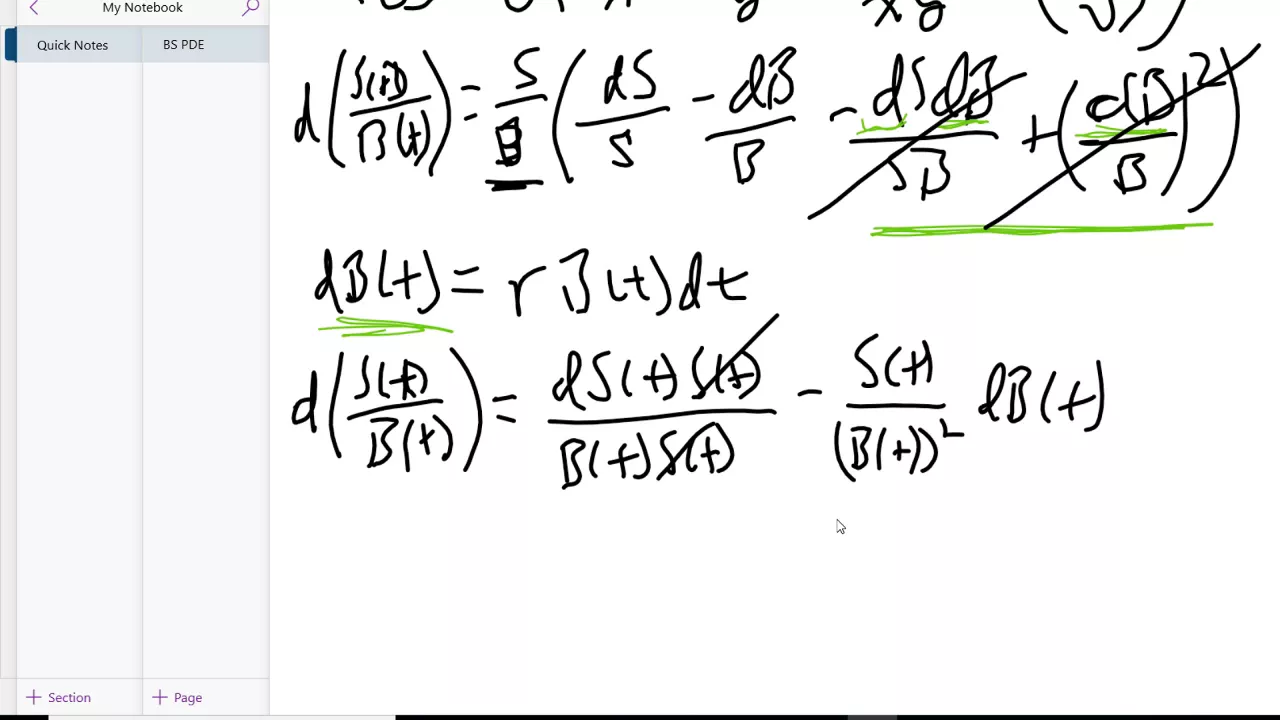2. Black Scholes - Change of Measure (Girsanov Theorem)