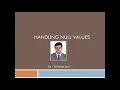 59 B - Handling NULL Values in SQL and NVL Function By Abhishek Jain