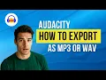 Download Lagu Bestanden opslaan en exporteren in Audacity - Exporteren als MP3 of WAV (stap-voor-stap handleiding)