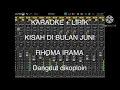 Download Lagu KISAH DI BULAN JUNI RHOMA IRAMA KARAOKE LIRIK dangdut dikoploin versi organ tunggal KORG PA600