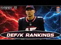 Week 11 RANKINGS TIERS top 10 1 Streamer each
