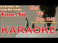 KARAOKE | Cha Và Con Gái - Thùy Chi | Beat phối mới TONE NỮ ( Tone  Fm )