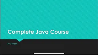 Complete Core Java Course - History of Java