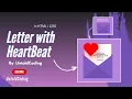 Love Letter Using Html CSS CSS Text Effect In Hindi untold - coding